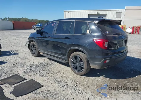 2019 Honda Passport Sport from USA, damaged, VIN 5FNYF7H21KB012081